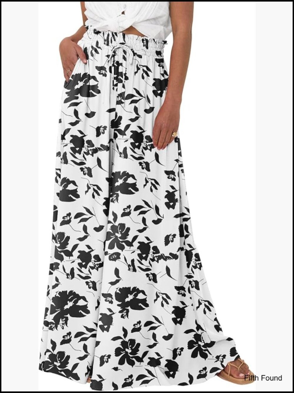 High Waist Wide Leg Palazzo Pants with Pockets Flowy Lounge